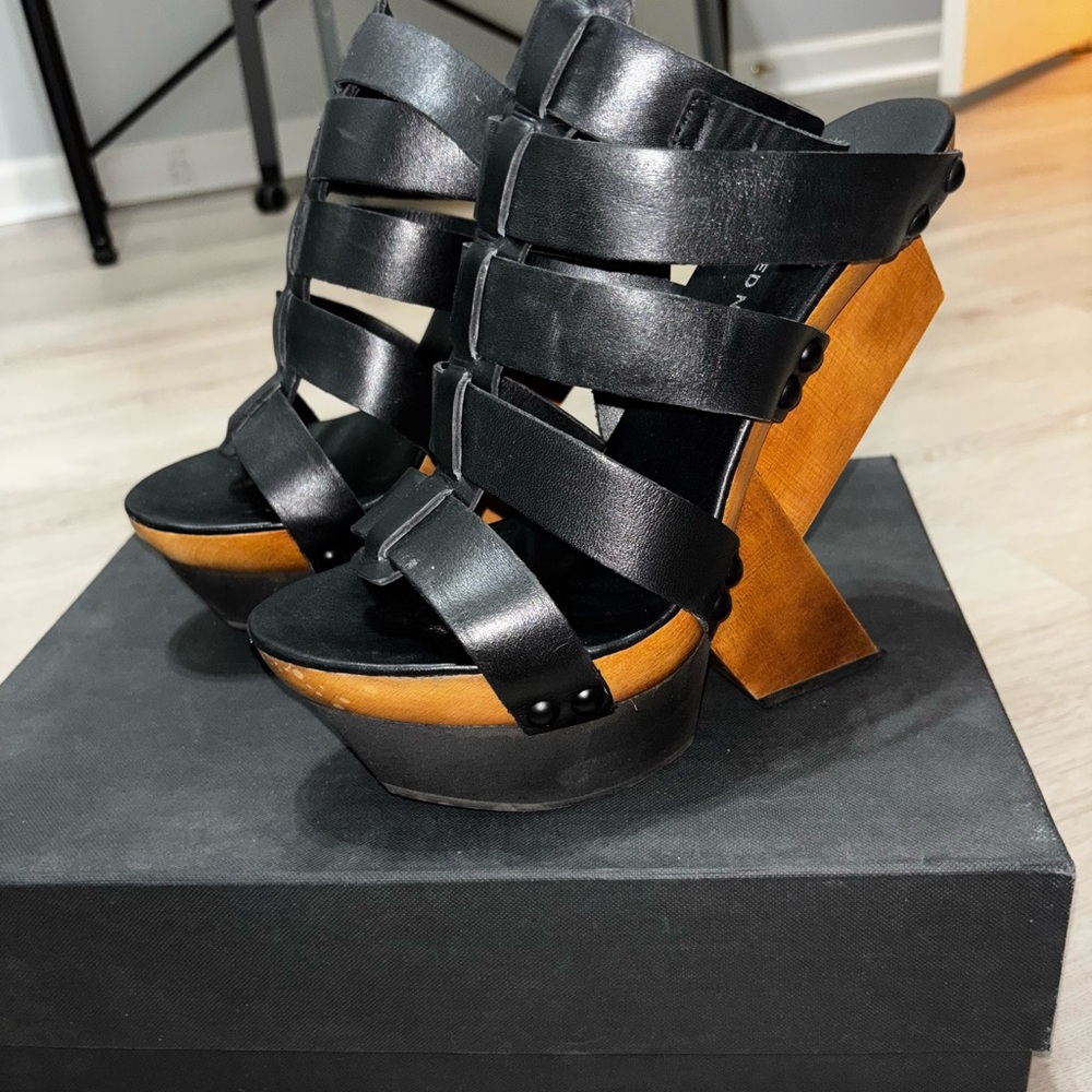 United Nude UN Abstract Rom Architectural Platform Heels Avant Garde EU 39 - Picture 6 of 11